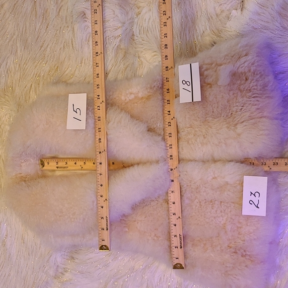 Ueilam Vintage Peruvian Alpaca Fur Sleeveless Jacket Vest Size Medium - Picture 11 of 16